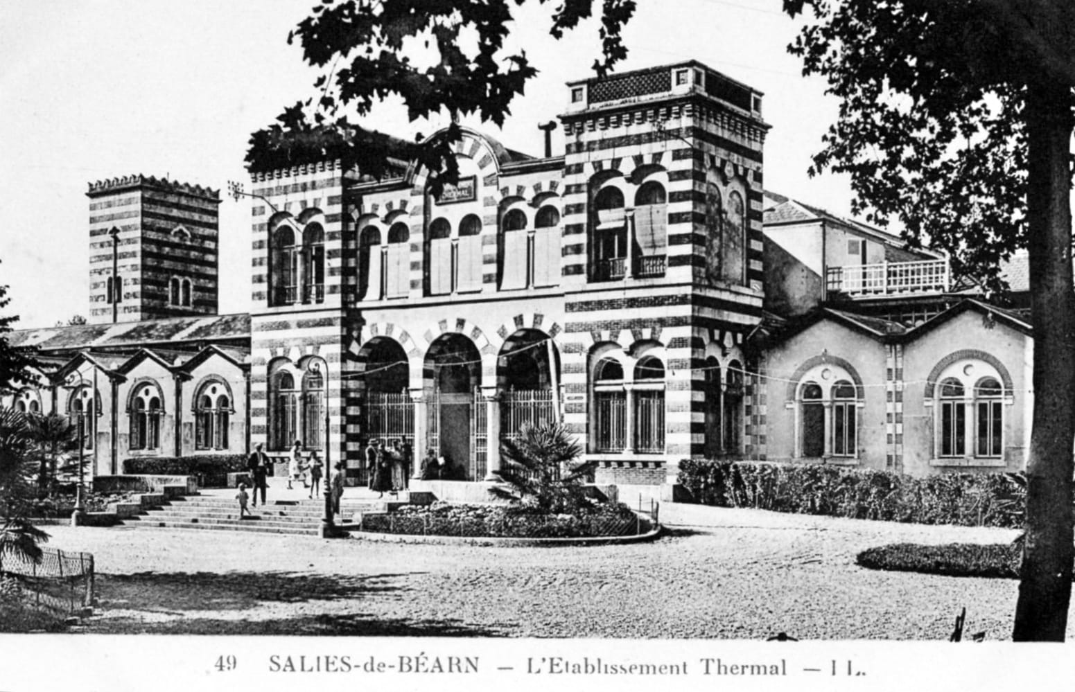 Établissement Thermal de salies de Béarn - carte postale ancienne